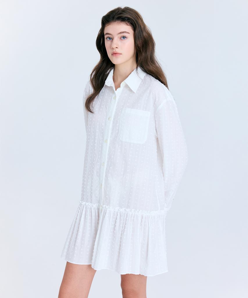 Peileu Blanche Shirt Dress