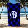 Inter Milan Beach Towel Quickdry Soft Microfiber Comfortable Lightweight