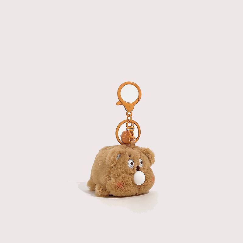 Adorable Soft Jinnew Plush Keychain Featuring Fat Panda And Other Animals Cute