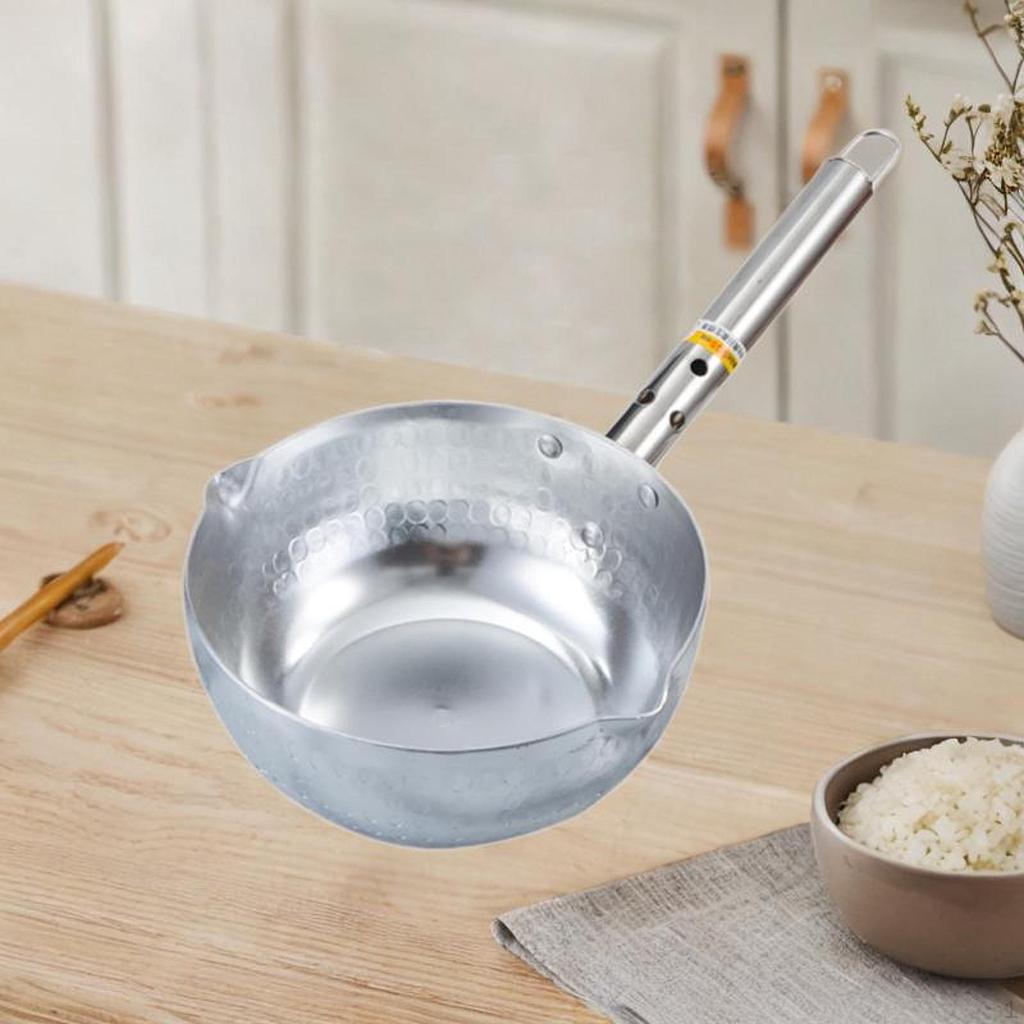 Aluminum Noodle Pot Cooking Non-stick W/ Hanging Hook Easy to Use Soup Milk Pan for