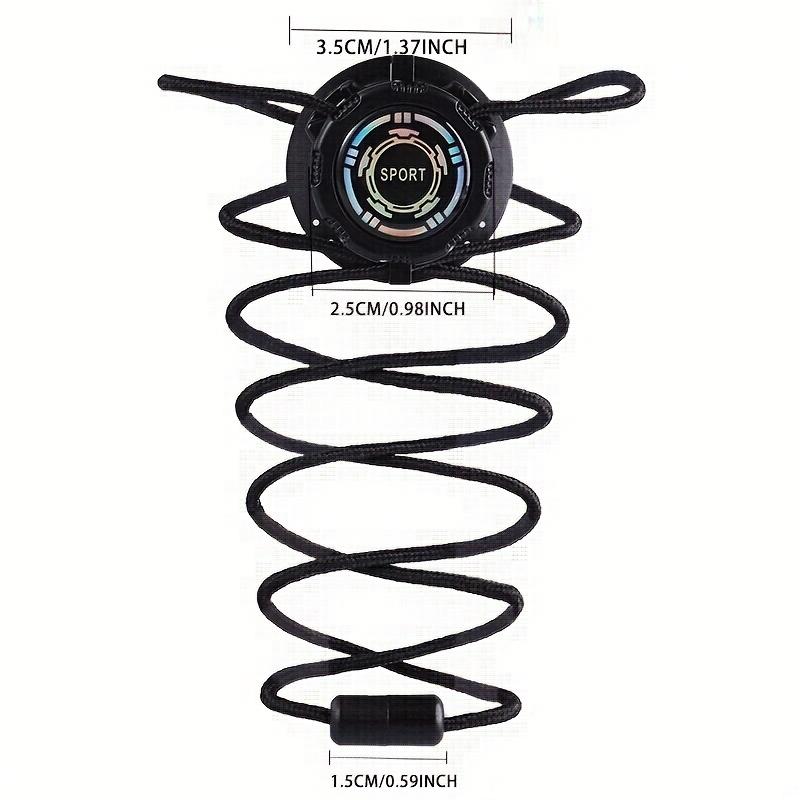 Rotating automatic lacing without knots, fashionable lacing, knob-type lacing, suitable for sports shoes and sneakers