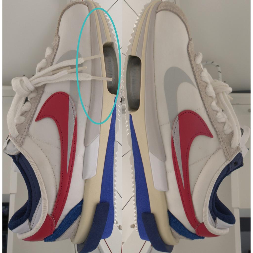 Pre-owned Sacai x Nike Zoom Cortez DQ0581-100-P26103661358088