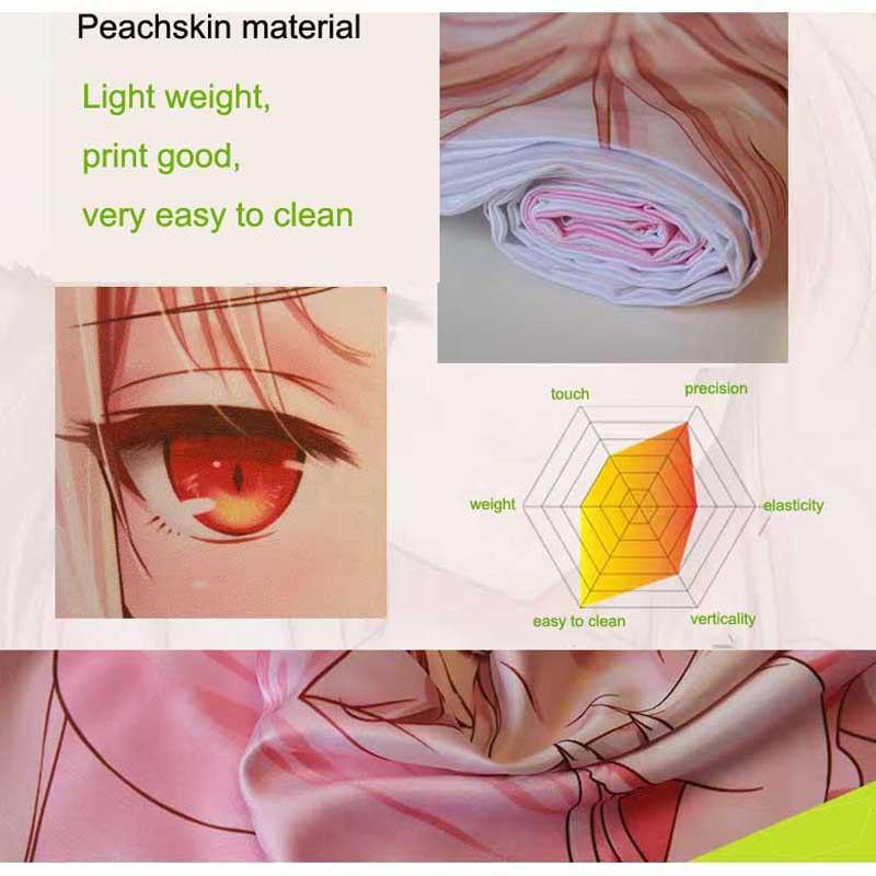 Genshin Impact Nahida Dakimakura Objímací tělo Pouzdro na polštář Otaku 2-stranný potah polštáře Broskvová kůže 2WAY Dekor dárek
