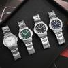Fashion Business Man Watch Luxury Men'S Quartz Wristwatch Stainless Steel Date Man Clock Square Business Watches For Men Gift