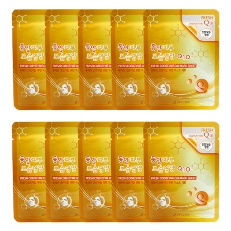 

3w Clinic Fresh Q10 Mask Sheet 23g*10 Sheets 1Pack