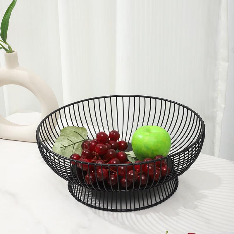 Qinkai Nordic Style Metal Fruit Basket