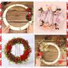 1PC Wood Wreath Boards Party Square Christmas Triangular Wedding Circle Home Decor Multiple Options Available