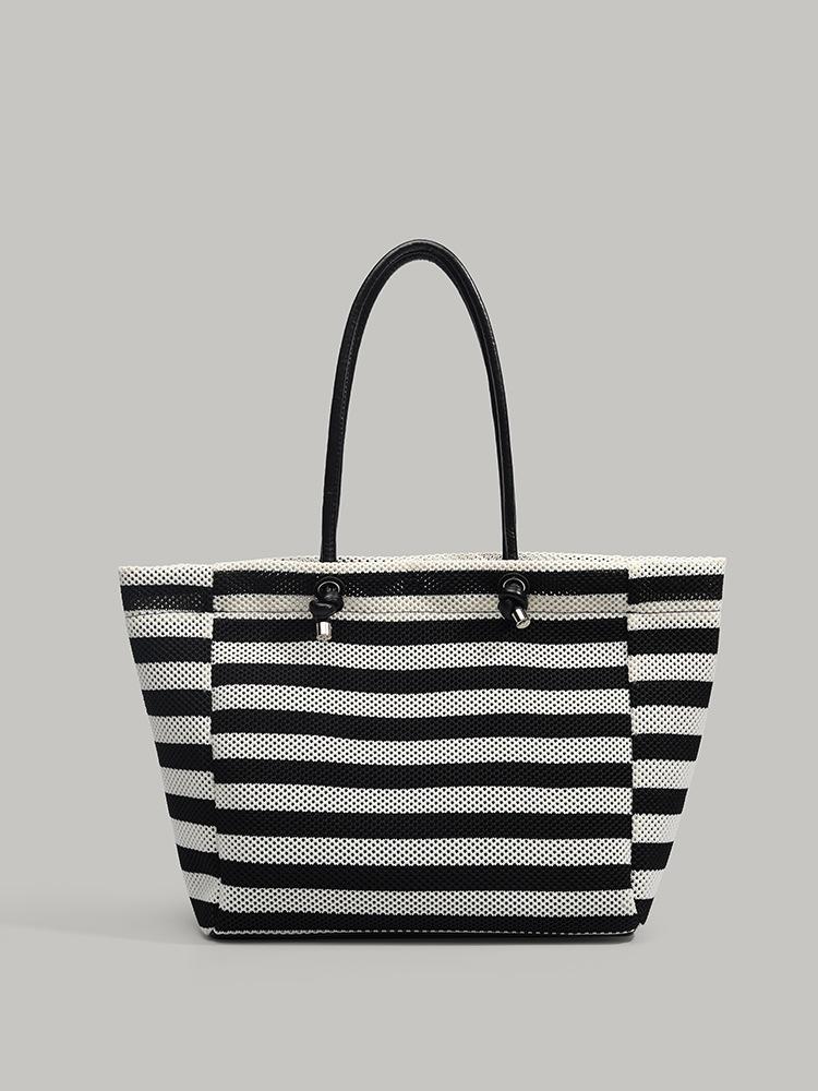 

Hand-woven Women s Shoulder Handbag Bohemian stripe Summer Fashi Straw Beach Tote Bag Travel Shopper Weaving Shopping Bags чёрный