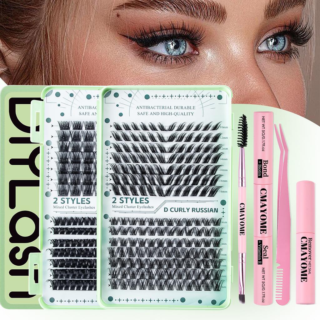 Diy Single Cluster Oblique Flying Hair Large Capacity Eyelash Book Natural Thick D Song Segmented False Eyelashes