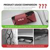 Fashion Leather Car Sunglasses Clip Magnetic Car Visor Clip For KIA Ceed Sportage Rio K5 K2 Optima Cerato Venga Sedona
