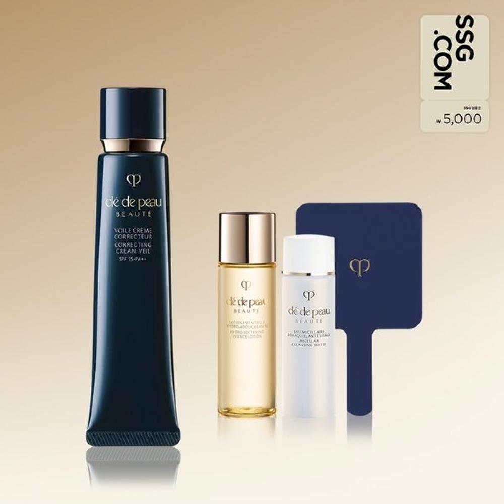 Cl  De Peau Beaut  Correcting Cream Veil Set Single option