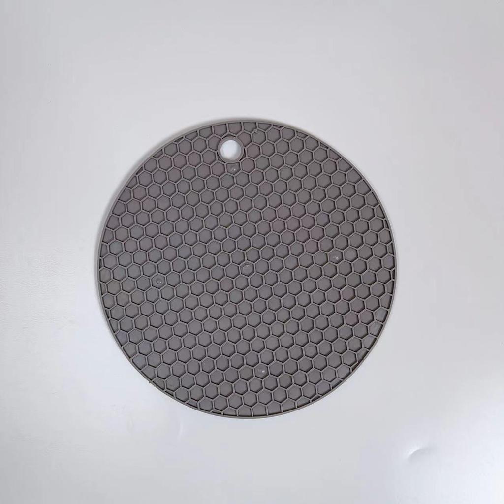 Desk Mat Tool Multifunctional Kitchen Silicone Tableware Circular Anti Slip Heat-resistant Coffee Cup Pot Holder Convenient