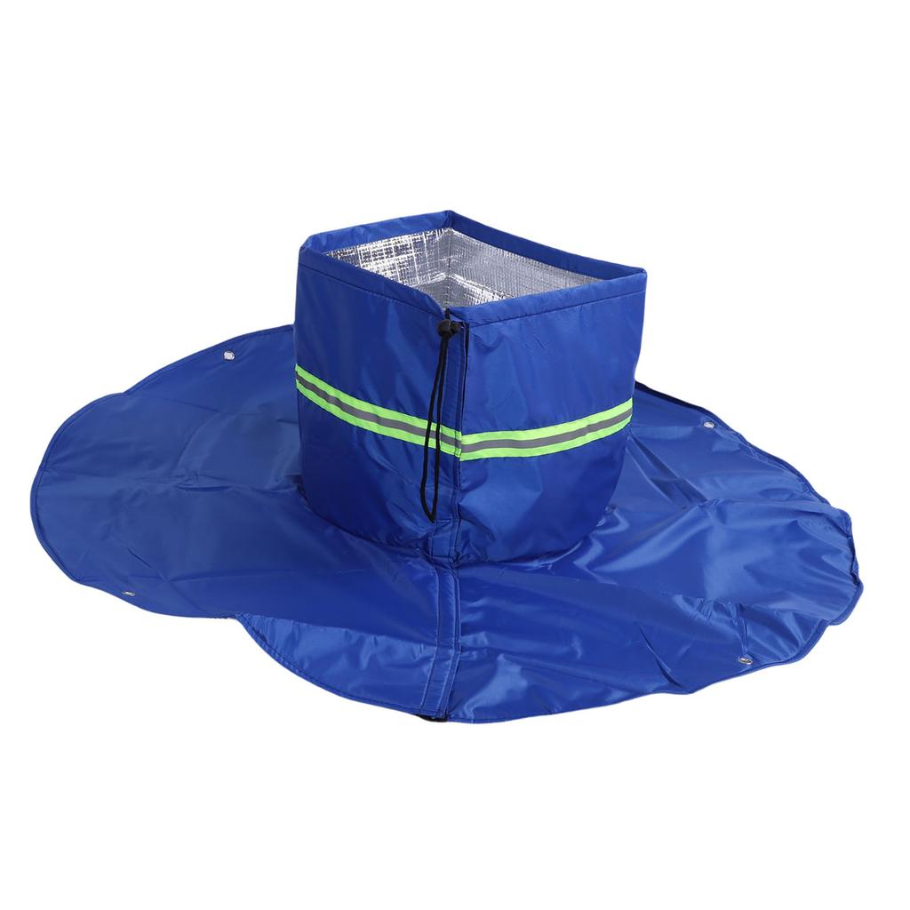 Palm Tree Root Freeze Protector with Ground Nails Reflective Strip Winter Plant Root Cover for Outdoor Cold Weather