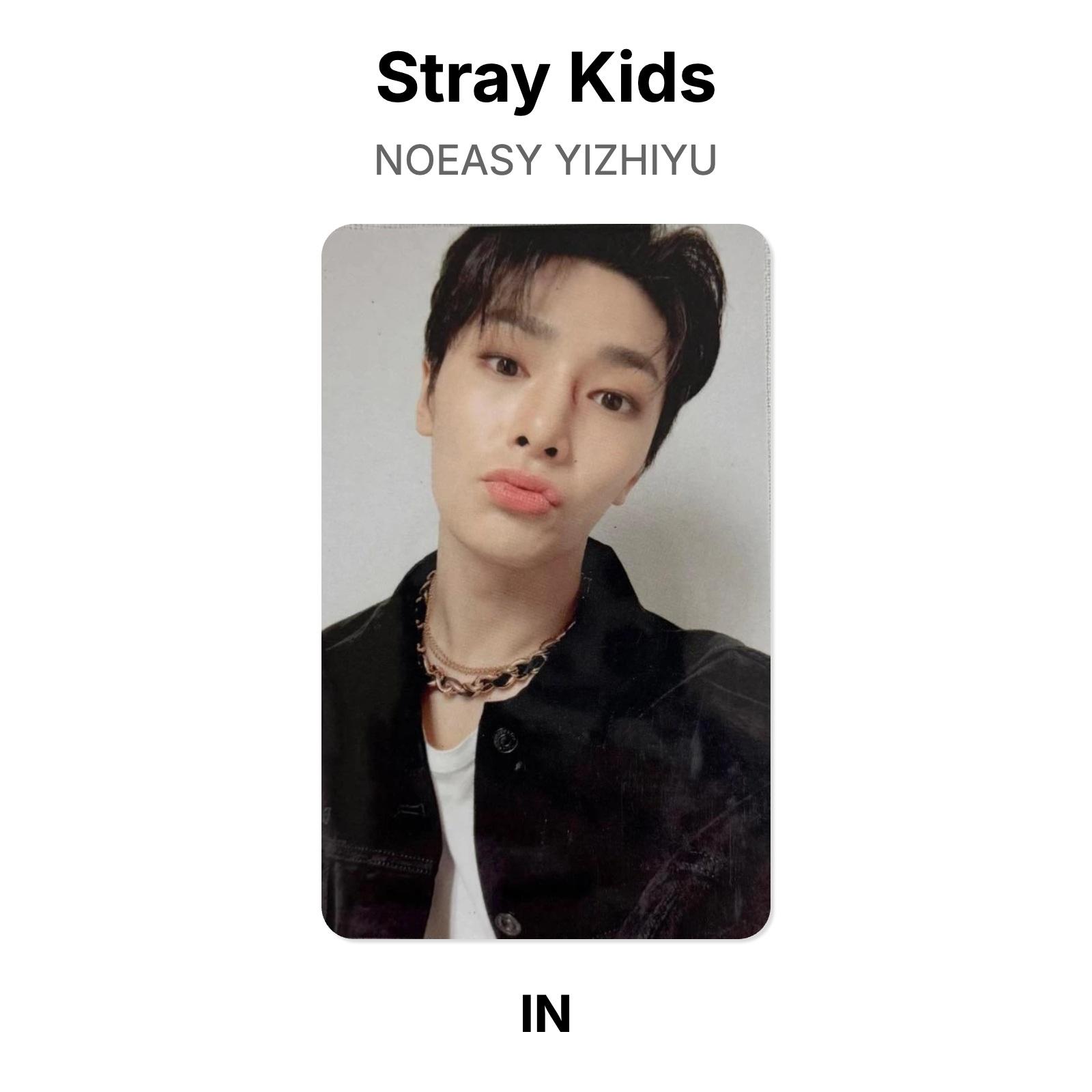 Stray Kids NOEASY YIZHIYU Официальная фотокарточка I.N 02