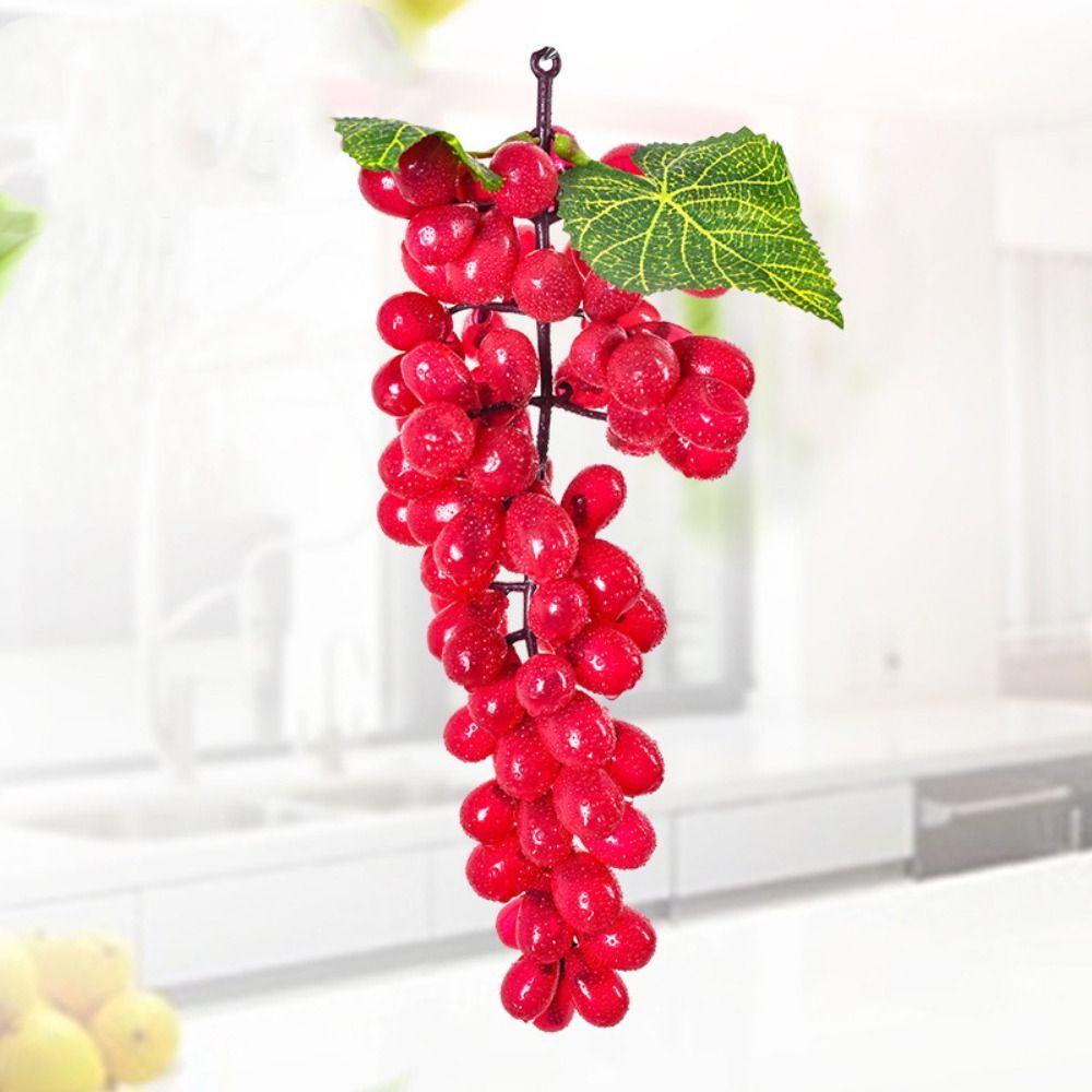 Wiszące Symulowane Owoce Szaszłyki z Winogron Sztuczne Owoce Roślina Dekoracja Modele Owoców Impreza