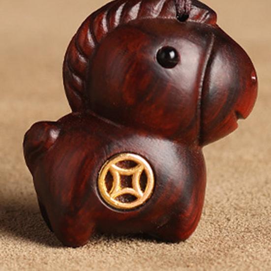 Schlüsselanhänger Anhänger Holzpferd Charm Schlüsselanhänger Autoschlüssel Tasche Schlüsselanhänger Dekorative Handgefertigte Holz Schlüsselanhänger