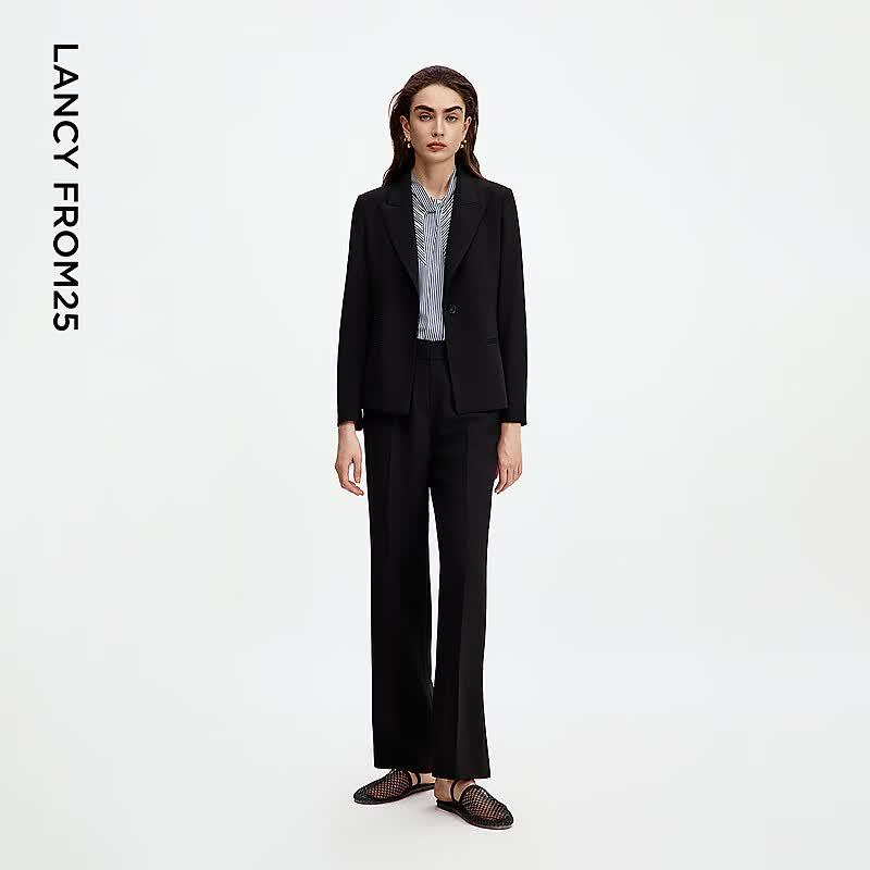Lanzi Women's Straight-Fit Commuter Blazer