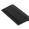 Hair Highlight Comb Hair Salon Hair Dye Professional Comb Hair Stylist Stainless Steel Rat Tail Comb Black