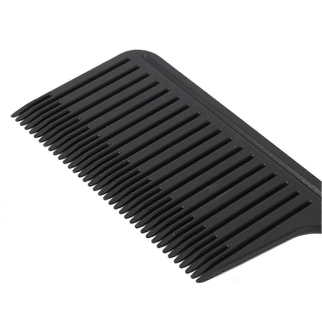 Hair Highlight Comb Hair Salon Hair Dye Professional Comb Hair Stylist Stainless Steel Rat Tail Comb Black