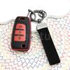 Auto Shell Keyless Leather Tpu Remote Key Fob Case Cover For Hyundai Genesis Ix35 I30 Sonata Tucson Verna Accent Venue Elantra