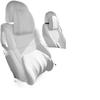 Ideal L8 Car Seat Cushion: Suede Half-Cover for Four & Six-Seater, All-Season Universal Fit
