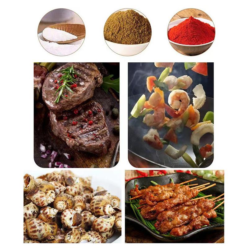 Nerezové dózy na koření, grilovací slánka, pepřová láhev na koření, domácí koření, úložná nádoba na kuchyňské doplňky