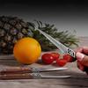 High-end Kitchen Carving Knife, Carving Special Knife, Wooden Handle Carving (curved Knife + Sharp Knife + Fruit Knife)