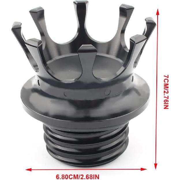 King Crown Gas Cap Fuel Tank Motorcycle Fuel Gas Tank Cap Crown