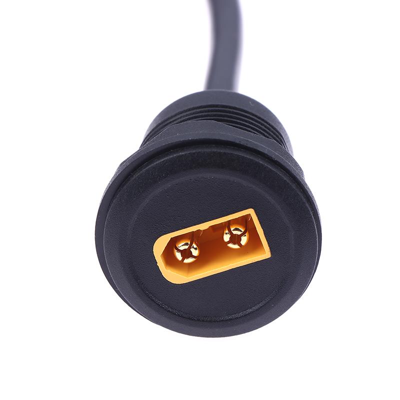 Xt60 Male To Female Extension Cable Round/Square Flush Panel Mount Charge Cable For Rc Drones Battery E-Bike Connect Wire