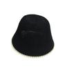 Japanese-style Foldable Fisherman Hat for Women, Korean Version Sun Protection Hat, Simple Color-blocking Milk Silk Woven Bucket Hat