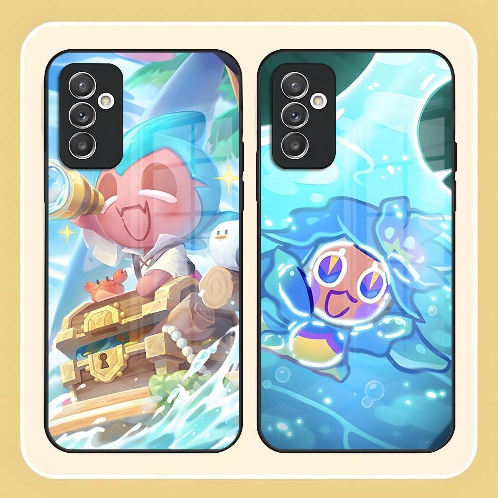 Korean Game C-Cookie Run Kingdom Phone Case For Samsung S24 Ultra S23 S22 S20 Fe S21 Plus A54 A34 A24 A53 A13 A16 Glass Cover