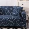 Geometrischer elastischer Sofabezug für Wohnzimmer, Couchbezug, hochelastischer Sofabezug, Möbelschutz, alle Bezüge, Heimdekoration