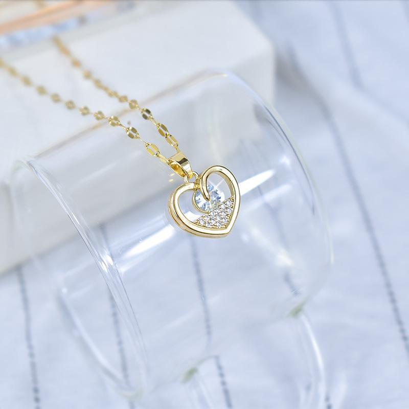 Heart Of The Sea Necklace Female Design National Tide Versatile Cold Wind Send Friends Network