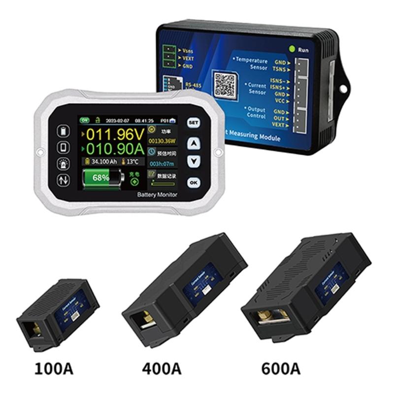 Neuer KH140F Batteriemonitor 0-120V Spannungs- und Stromtester Wohnmobile Batterie VA Coulomb-Zähler für Auto LKW Motorrad