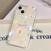 Personalized Blue Tulip for iPhone17 ProMax Mobile Phone Case 17 Apple 16/15 Matte 14 Soft Case