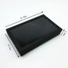 36 Slot Rings Display Box Stand Metal Earrings Storage Box Storage Box with Transparent Cover Jewelry Display Cabinet