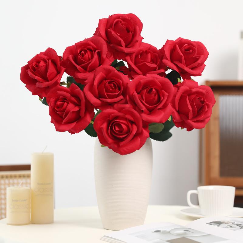 10 head bundle of simulated roses 10cm wedding auditorium set photography ornament