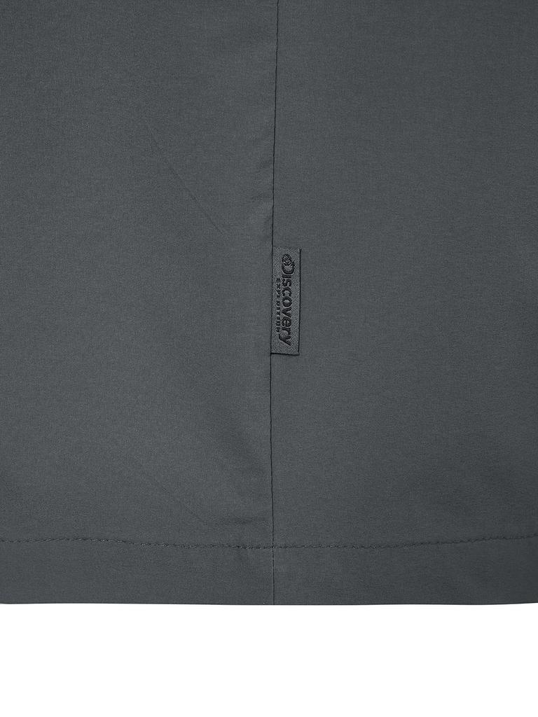 DISCOVERY EXPEDITION Freshvent Woven Short Sleeve T-Shirt (D/Grey)