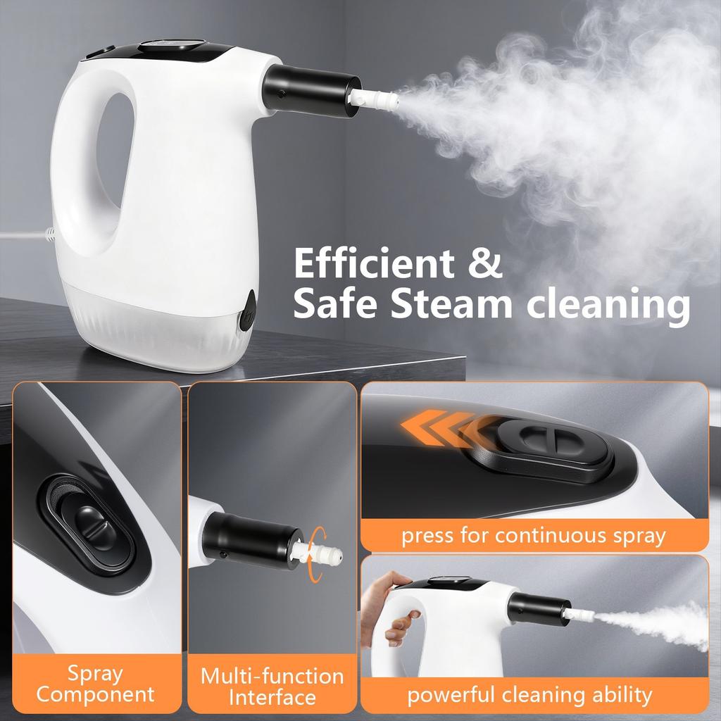 High‑Temperature High‑Pressure Steam Cleaner Multi‑Function Home Kitchen Grease Removal