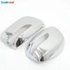 For Toyota Land Cruiser LC200 FJ200 facelift 2016- Chrome Car Rearview Mirror Cover Trim Side Wing Mirror Cap Accessories