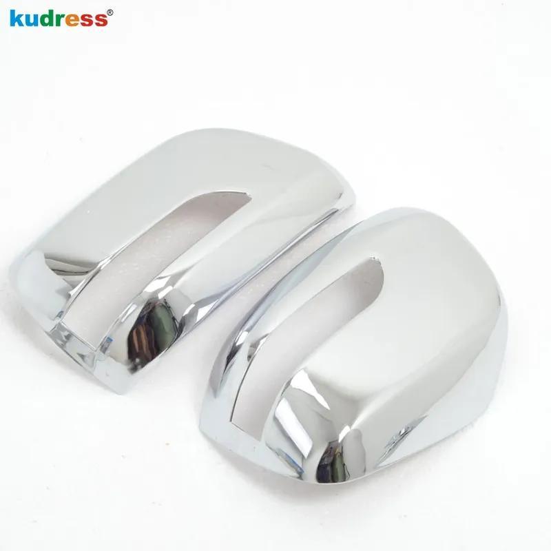 For Toyota Land Cruiser LC200 FJ200 facelift 2016- Chrome Car Rearview Mirror Cover Trim Side Wing Mirror Cap Accessories