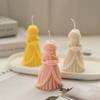 Christmas Princess Silicone Candle Mold 3D Little Girl Portrait Plaster Crafts Resin Molds DIY Soap Chocolate Ice Cube Tool