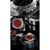 Salvatore Marra Watch Silver Black Radio Solar Stainless Steel Men's SM18112SS-SSBK