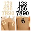Wooden Numbers Shapes - 10pcs/Set