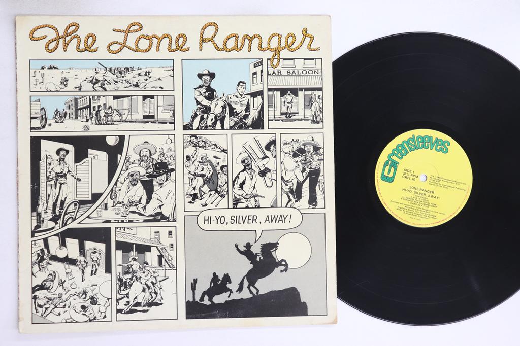 LP Record LONE RANGER - Hi-Yo, Silver, Away! GREL40 Greensleeves Re 1982 UK Reggae, Ska & Dub Used