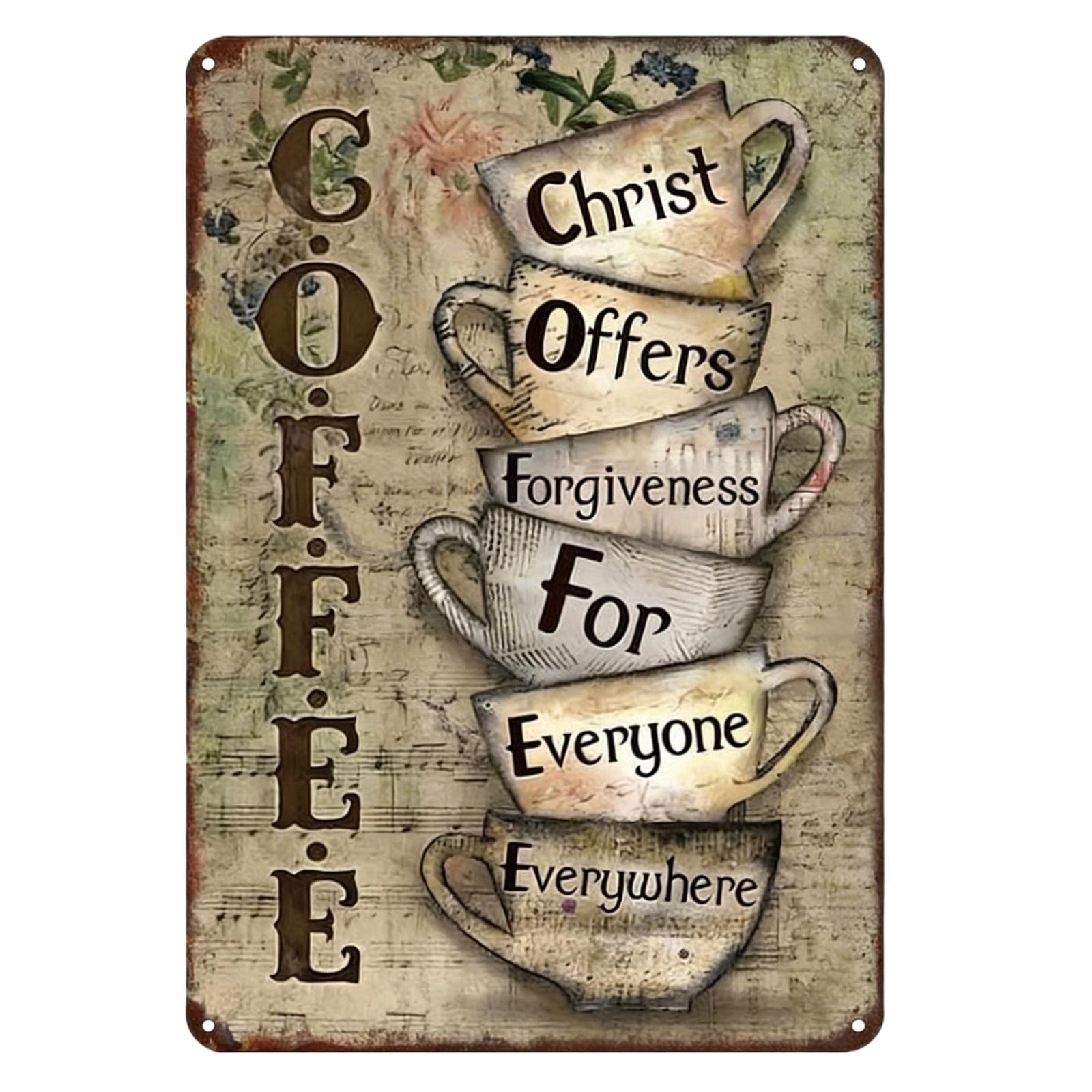 Courtyard Metal Signage