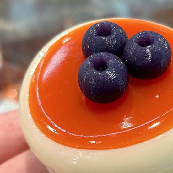 Cake Squeeze Toy Stress Relief Blueberry Strawberry Cake Pinch Toy Focus Aid