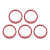 5pcs Bicycle Headset Spacer Bike Handlebar Stem Spacers Threadless Aluminum Alloy Headset Stem