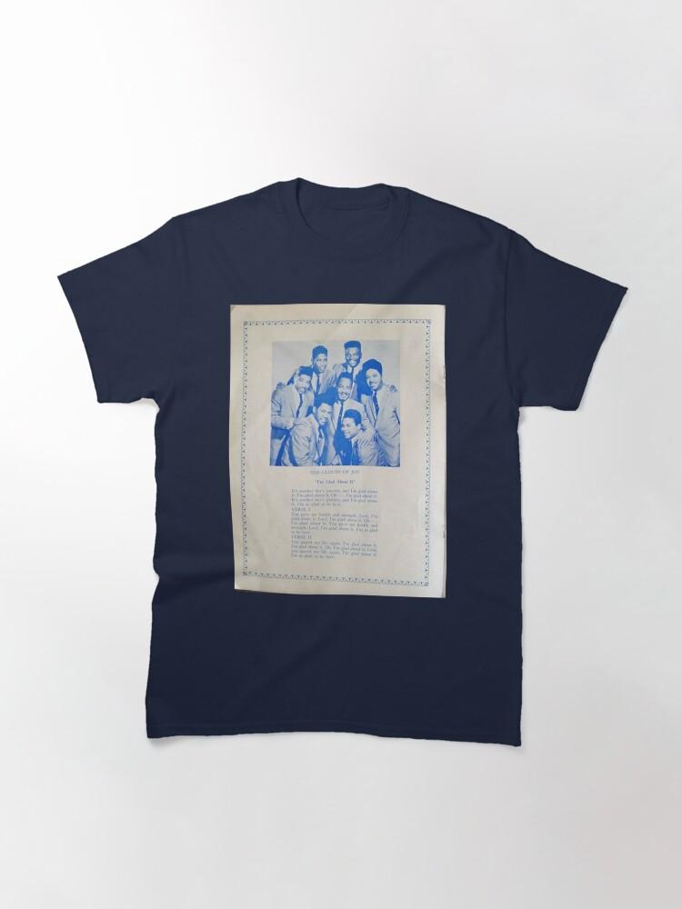 T-Shirt The Four Tops Clouds Of Joy Misto Cotone Nero Gospel