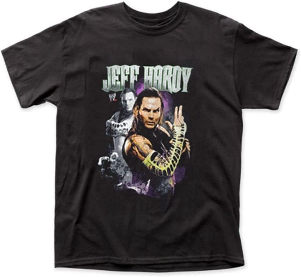 25 New Vintage Hot Trend Jeff Hardy Graphic T Shirt Hiphop Retro Fashion Brand Men's High Quality Cotton Oversize Unseix Top Tee